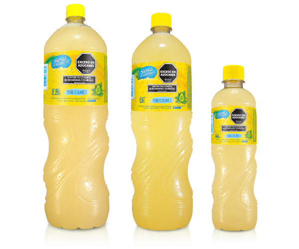 Aguas Saborizadas Sierra de los Padres Sabor Pomelo Blanco en sus 3 presentaciones